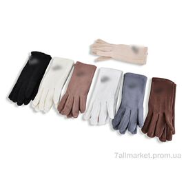 Фотография Перчатки женские Зима M5 mix (12 шт. р.сетка 6,5-8,5) "KUINH" недорого оптом от прямого поставщика