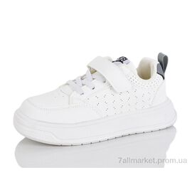 Кросівки дитячі модні Весна/осінь K04 white (5 пар р.27-31) "KEWK" недорого оптом від прямого постачальника