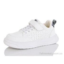 Кросівки дитячі модні Весна/осінь K04-1 white (6 пар р.32-37) "KEWK" недорого оптом від прямого постачальника