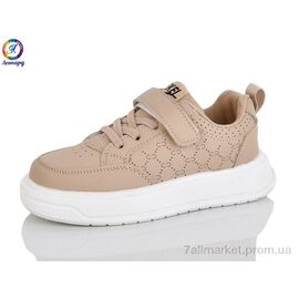 Фотография Кроссовки детские модные Весна/осень K04 khaki (5 пар р.27-31) "Леопард" недорого оптом от прямого поставщика