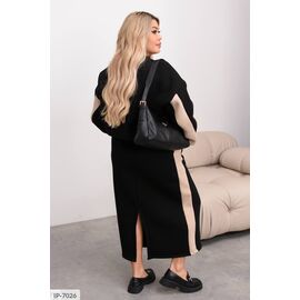 Фотография Женский тёплый юбочный костюм двойка юбка+кофта батальные размеры р.50-52;54-56;58-60 "LETTI" купить недорого от прямого поставщика