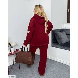 Жіночий прогулянковий костюм зі штанами великі розміри р.50-54;56-60 (3кол.) "LETTI" купити недорого від прямого постачальника