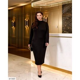 Фотография Женское летнее трикотажное платье р.50-52;54-56;58-60 "LETTI" купить недорого от прямого поставщика