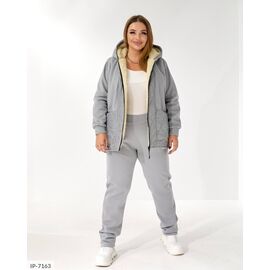 Фотография Женский костюм кофта с брюками на резнике большие размеры р.48-50;52-54;56-58;60-62 "BRENDA" купить недорого от прямого поставщика