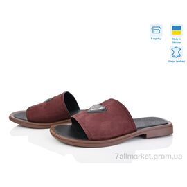 Шльопанці жіночі полегшені Літо 037 бордо з. (6 пар р.36-40) "Мрія" недорого оптом від прямого постачальника