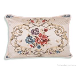 Фотография Подушка  Гобелен 07886-2 beige (70x50) (2 шт. р.сетка One size) "Obuvok" недорого оптом от прямого поставщика