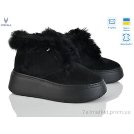 Фотография Ботинки женские стильные зима 27817ч-VL172 ч.з. (6 пар р.36-40) "Viscala" недорого оптом от прямого поставщика