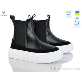 Фотография Ботинки женские стильные зима 27119 ч.к.VL26б (6 пар р.36-40) "Viscala" недорого оптом от прямого поставщика