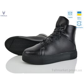 Фотография Ботинки женские стильные зима 27216 ч.VLZ А4ч.к. (6 пар р.36-40) "Viscala" недорого оптом от прямого поставщика