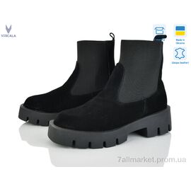Фотография Ботинки женские стильные зима 27917 ч.VLY4 ч.з. (6 пар р.36-40) "Viscala" недорого оптом от прямого поставщика