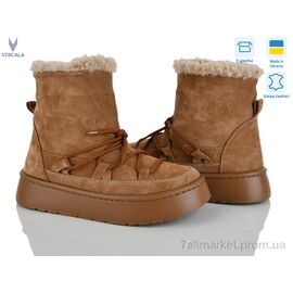 Фотография Ботинки женские стильные зима 27406-13 рудий з. VL (6 пар р.36-41) "Viscala" недорого оптом от прямого поставщика