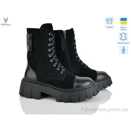 Фотография Ботинки женские стильные зима 27830 ч.з. VL Z 163 (6 пар р.36-40) "Viscala" недорого оптом от прямого поставщика