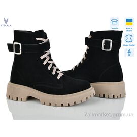 Фотография Ботинки женские стильные зима 27101 ч.з. VL Z A4беж. (6 пар р.36-40) "Viscala" недорого оптом от прямого поставщика