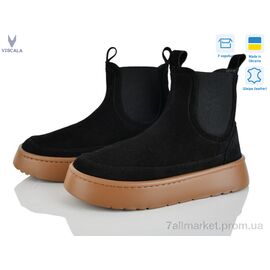 Фотография Ботинки женские стильные зима 27403-2 ч.з.-т. VL (6 пар р.36-41) "Viscala" недорого оптом от прямого поставщика