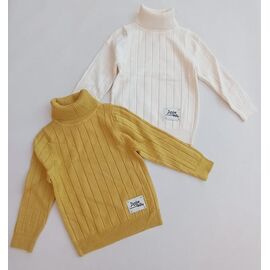 Фотография Свитер детский на девочку 88072 yellow р.110-150 "Baykush" недорого оптом от прямого поставщика