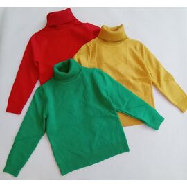 Фотография Свитер детский на девочку 620 yellow р.110-150 "Baykush" недорого оптом от прямого поставщика