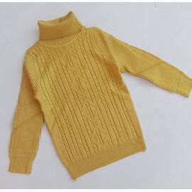 Фотография Свитер детский на девочку 88031 yellow р.110-150 "Baykush" недорого оптом от прямого поставщика