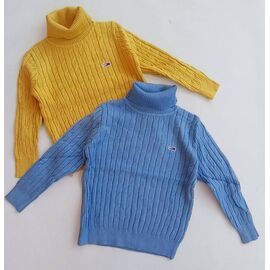 Фотография Свитер детский на девочку 88038 yellow р.110-150 "Baykush" недорого оптом от прямого поставщика