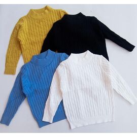 Фотография Свитер детский на девочку 88306 white р.110-150 "Baykush" недорого оптом от прямого поставщика