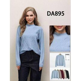 Фотография Свитер женский 895 mix р.S-XL "Miss Kurry" недорого оптом от прямого поставщика