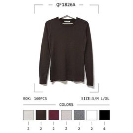 Фотография Свитер женский QF1826 mix р.S-XL "Miss Kurry" недорого оптом от прямого поставщика