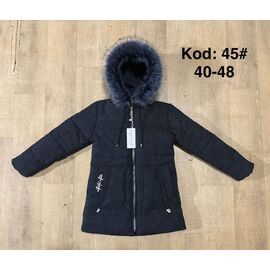 Фотография Курка детская зимняя на девочку 45-2 black р.13-17 "Ayden" недорого оптом от прямого поставщика
