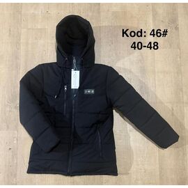 Фотография Курка подростковная зимняя 46 black р.40-48 "Ayden" недорого оптом от прямого поставщика