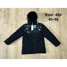 Фотография Курка подростковная зимняя 46-1 black р.40-48 "Ayden" недорого оптом от прямого поставщика