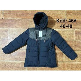 Фотография Курка подростковная зимняя 46-1 navy р.40-48 "Ayden" недорого оптом от прямого поставщика