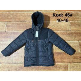 Фотография Курка подростковная зимняя 46-4 black р.40-48 "Ayden" недорого оптом от прямого поставщика