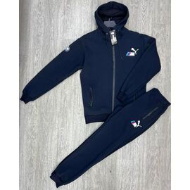 Фотография Костюм спортивный мужской 466 navy р.M-3XL "Ayden" недорого оптом от прямого поставщика