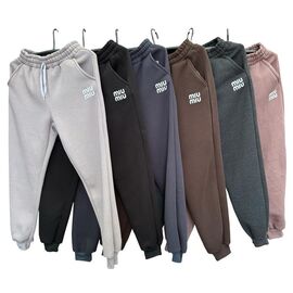 Фотография Штаны спортивные женские тёплые AD1422 d.beige р.52-60 "Ayden" недорого оптом от прямого поставщика