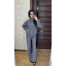 Фотография Костюм спортивный женский 106 grey р.42-52 "VALENTINA" недорого оптом от прямого поставщика