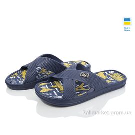 Фотография Шлепки мужские пляжные Лето Е227 синій (8 пар р.41-46) "Golden Lion" недорого оптом от прямого поставщика