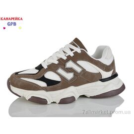 Фотография Кроссовки женские модные Весна/осень Q560-11 (8 пар р.36-41) "GFB-Канарейка" недорого оптом от прямого поставщика