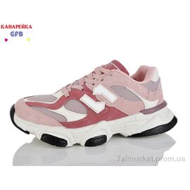 Фотография Кроссовки женские модные Весна/осень Q560-12 (8 пар р.36-41) "GFB-Канарейка" недорого оптом от прямого поставщика