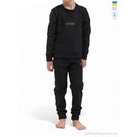 Фотография Термобельё детское Зима Дитяча термо білизна хлопчик CLM чорний (5 шт. р.сетка 104-122) "Sport style" недорого оптом от прямого поставщика