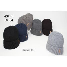 Шапка дитяча зимова на хлопчика 4311-1 mix р.52-54 "SELFI" недорого оптом від прямого постачальника