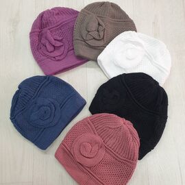 Шапка зимова жіноча CN1833 mix р.56-60 "SELFI" недорого оптом від прямого постачальника