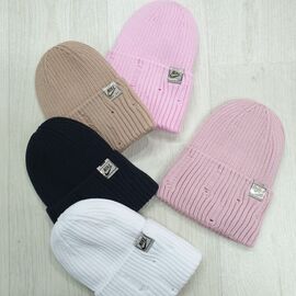 Фотография Шапка детская зимняя на девочку CN1871 mix р.50-54 "SELFI" недорого оптом от прямого поставщика