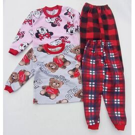 Фотография Пижама детская тёплая на девочку ML3105 l.pink р.28-36 "Meloria" недорого оптом от прямого поставщика