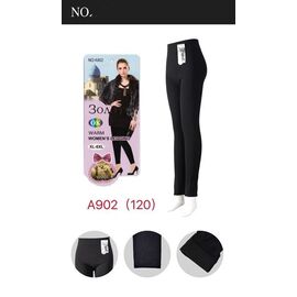 Фотография Лосины женские тёплые 902 black р.XL-6XL "JEANS KIDS" недорого оптом от прямого поставщика