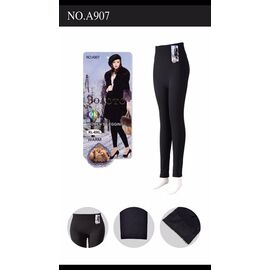 Лосини жіночі теплі A907 black р.XL-6XL "JEANS KIDS" недорого оптом від прямого постачальника