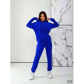 Фотография Костюм спортивный женский 828 blue р.44-58 "DORA" недорого оптом от прямого поставщика