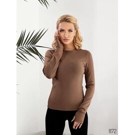 Фотография Свитер женский 872-1 d.beige р.42-48 "DORA" недорого оптом от прямого поставщика