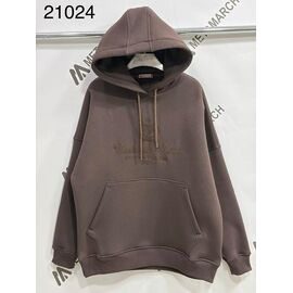 Худі жіноче 21024 brown р.one size "Met&March" недорого оптом від прямого постачальника