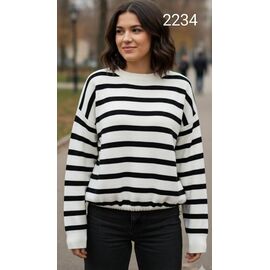Фотография Свитер женский 2234 white р.one size "Met&March" недорого оптом от прямого поставщика