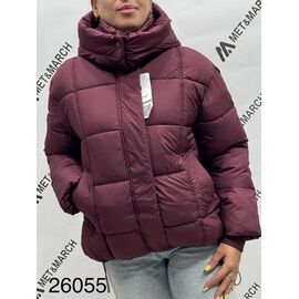 Фотография Куртка женская зимняя 26055 wine р.M-XL "Met&March" недорого оптом от прямого поставщика