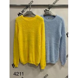 Фотография Свитер женский 4211 yellow р.one size "Met&March" недорого оптом от прямого поставщика
