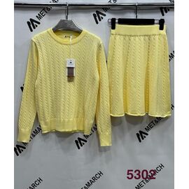 Фотография Костюм женский 5302 yellow р.one size "Met&March" недорого оптом от прямого поставщика